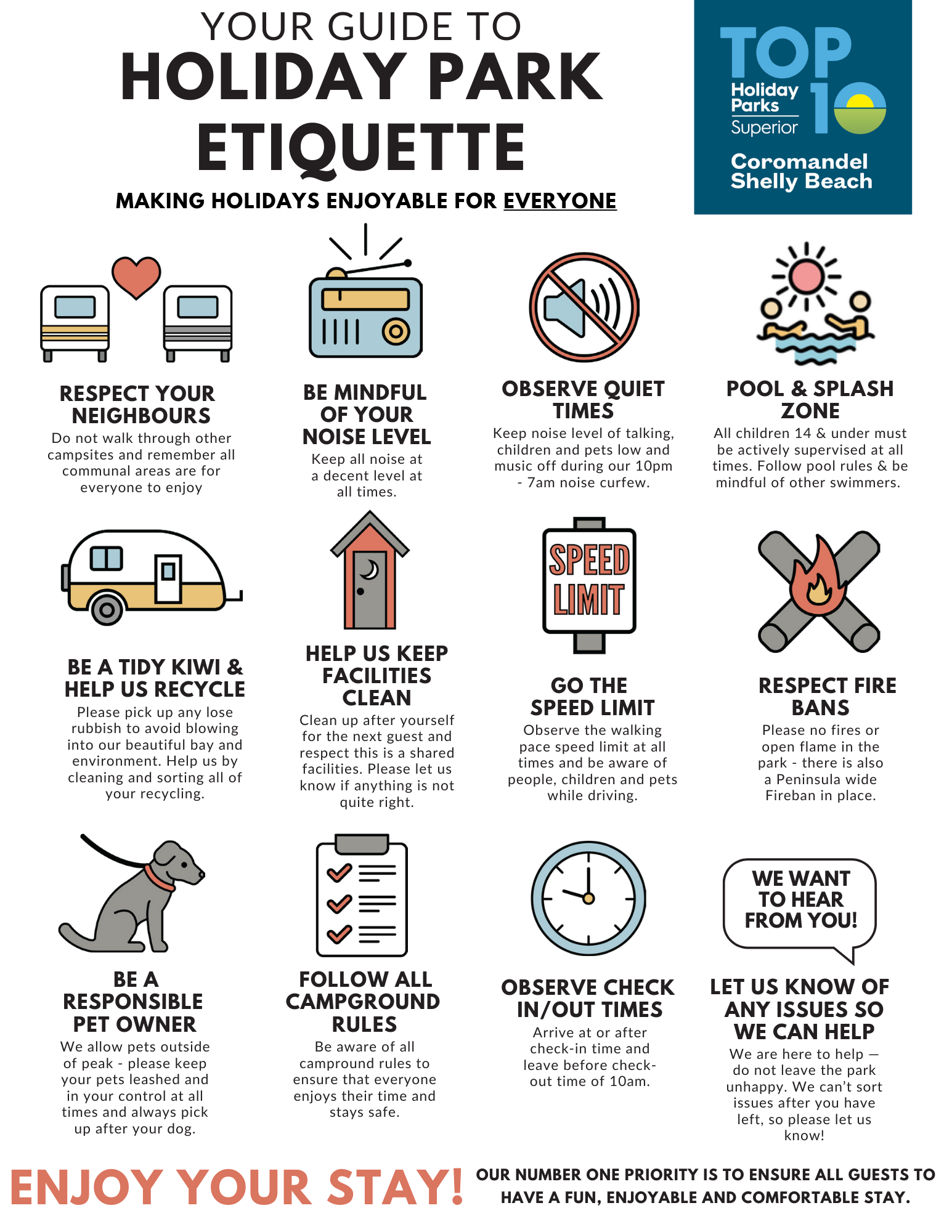 HOLIDAY PARK ETIQUETTE